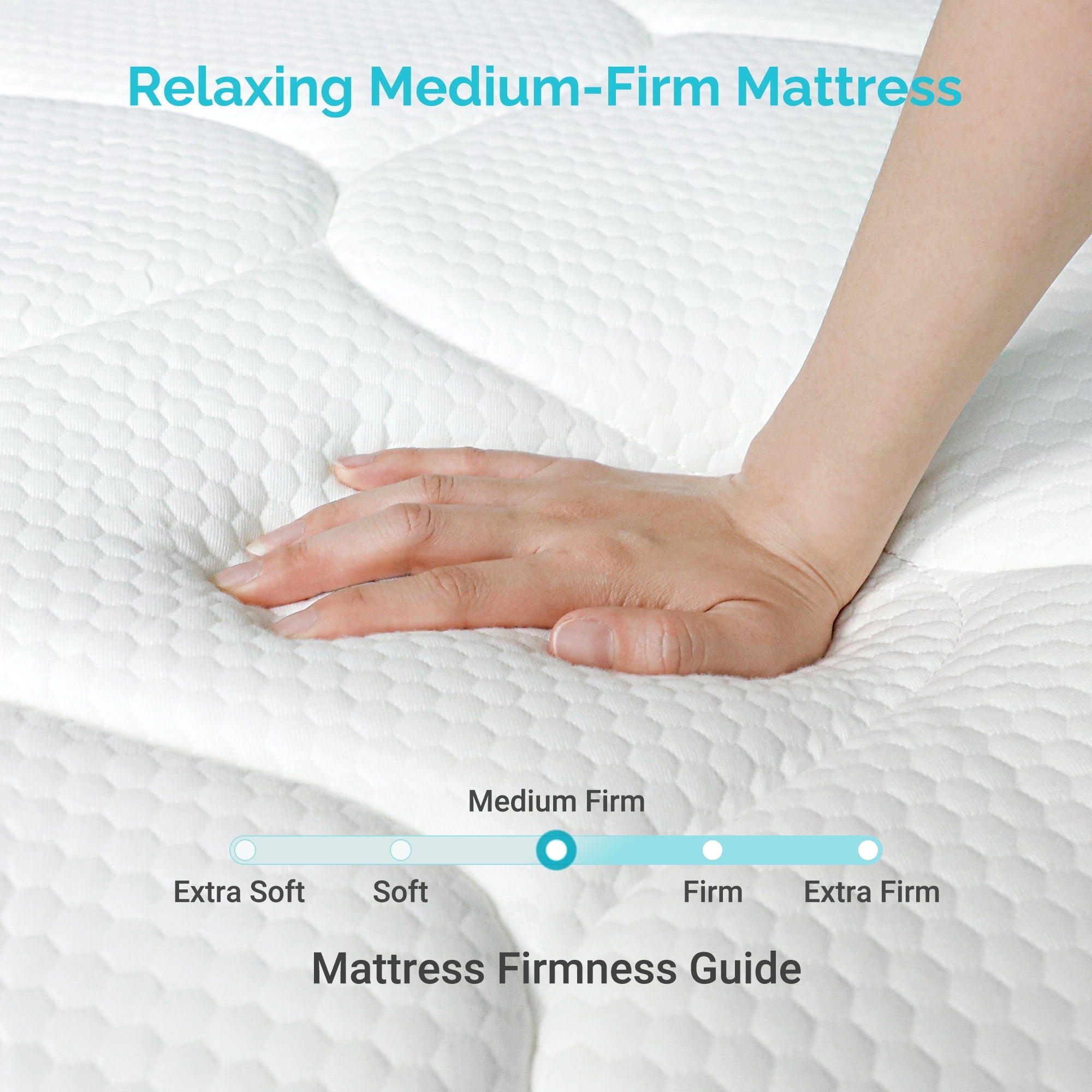 Serweet 10" Full Size Hybrid Memory Foam Mattress, Fiberglass Free, CertiPUR-US Certified, Mattress in a Box