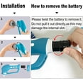 thumbnail image 6 of Cordless Electric Spin  with 6 Brush Heads & 2 Rechargeable , Power  for Shower Tile Grout Tub Bathroom Cleaning, IPX7  Handheld, 6 of 6