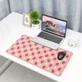 thumbnail image 5 of Bingfone Strawberry Large Gaming Mouse Pad,Extended Desk Mousepad with Stitched Edges,Non-Slip Base,Water Resist Keyboard Pad for Gamer, Office & Home, 29.5 x 16 in, 5 of 6