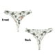 thumbnail image 3 of Balery Vintage Palm Trees Tangas de Algodón para Mujer con Estampado – Ropa Interior Sexy, Transpirable, G-string-Large, 3 of 6