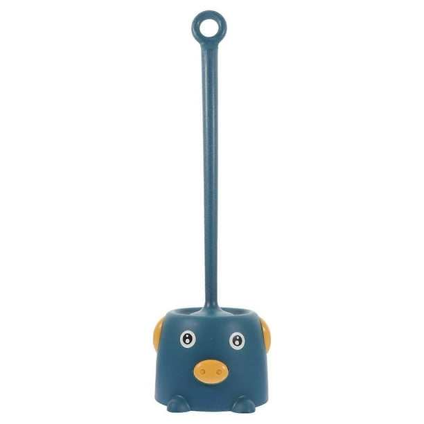 Pig Shape Toilet Cleaning Brush Toilet Cleaner Toilet Brush for Bathroom with Base