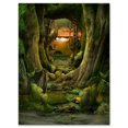 thumbnail image 2 of Tunnel du Paradis Vert - Toile d'Art Mural de Paysage Moderne, 2 of 3
