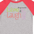 thumbnail image 4 of Inktastic Live, Laugh, Love Boys Toddler T-Shirt, 4 of 5