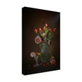 thumbnail image 4 of Canvas Wall Art - Lydia Jacobs 'Orange Tulips And Dahlia' Wall Art for Living Room, Bedroom, or Office Décor by Trademark Fine Art - 30 x 47 Inches, 4 of 4