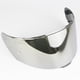 thumbnail image 1 of Casco de protección contra el viento para motocicleta, visera de lente colorida, protector facial completo de repuesto, antirreflejo / a prueba de Plata Macarena visera de motocicleta, 1 of 8