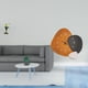 thumbnail image 2 of Estatua de rana de camarero, escultura de animal, figura decorativa creativa, adorno de mesa, reloj de pared moderno, reloj decorativo de pared, adorn, 2 of 8