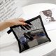 thumbnail image 5 of Bolsa de con Cremallera, Paquete de 9 ( / L), Organizador de Accesorios Cosmético de Maquillaje de Belleza, Artículos de Aseo de Viaje Bolsa de Almacenamiento, Negro, 5 of 5