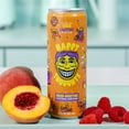 thumbnail image 3 of Illicit Elixirs Let's Party Peaches - Sparkling Juice Drink - Supports Dopamine Production - 12 Pack - 12 Oz Cans (3 Packs of 4), 3 of 6