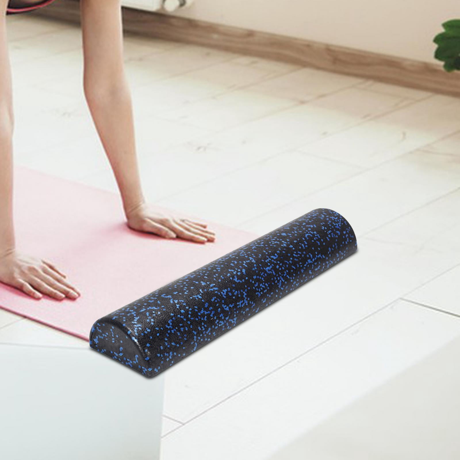 funtasica Half Round Foam Roller Half Roller Foam Pliability Durable, Home Gym, Fitness Equipment Foam, Half Roller Massage Yoga Column