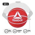 thumbnail image 2 of Reebok Size 5 Basketball with inflatable Pump - Durable Rubber Basketball for Indoor & Outdoor Play, Red – Official Size 5 Basketball for Adults and Teens, 2 of 7