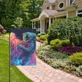 thumbnail image 2 of Yayeee Garden Flag 12" x 18" Double Sided Outdoor Yard Lawn Holiday Decorations, Space Astronaut, 2 of 6