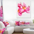 thumbnail image 1 of Beautiful Flowers with Big Pink Petals - Floral Canvas Art Print, 1 of 3