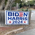 thumbnail image 3 of ZHAOCHENG Bandera arcoíris de Biden Harris 2024, bandera del orgullo gay, LGBT, demócrata, con ojales de latón, bandera de poliéster para exteriores de 3 x 5 pies, 3 of 4