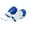 Blue White, variant on comerut 1 Pair Mini Boxing Glove Pendants Realistic Wear Resistant Waterproof Car Interior Boxing Gloves Hanging Decoration