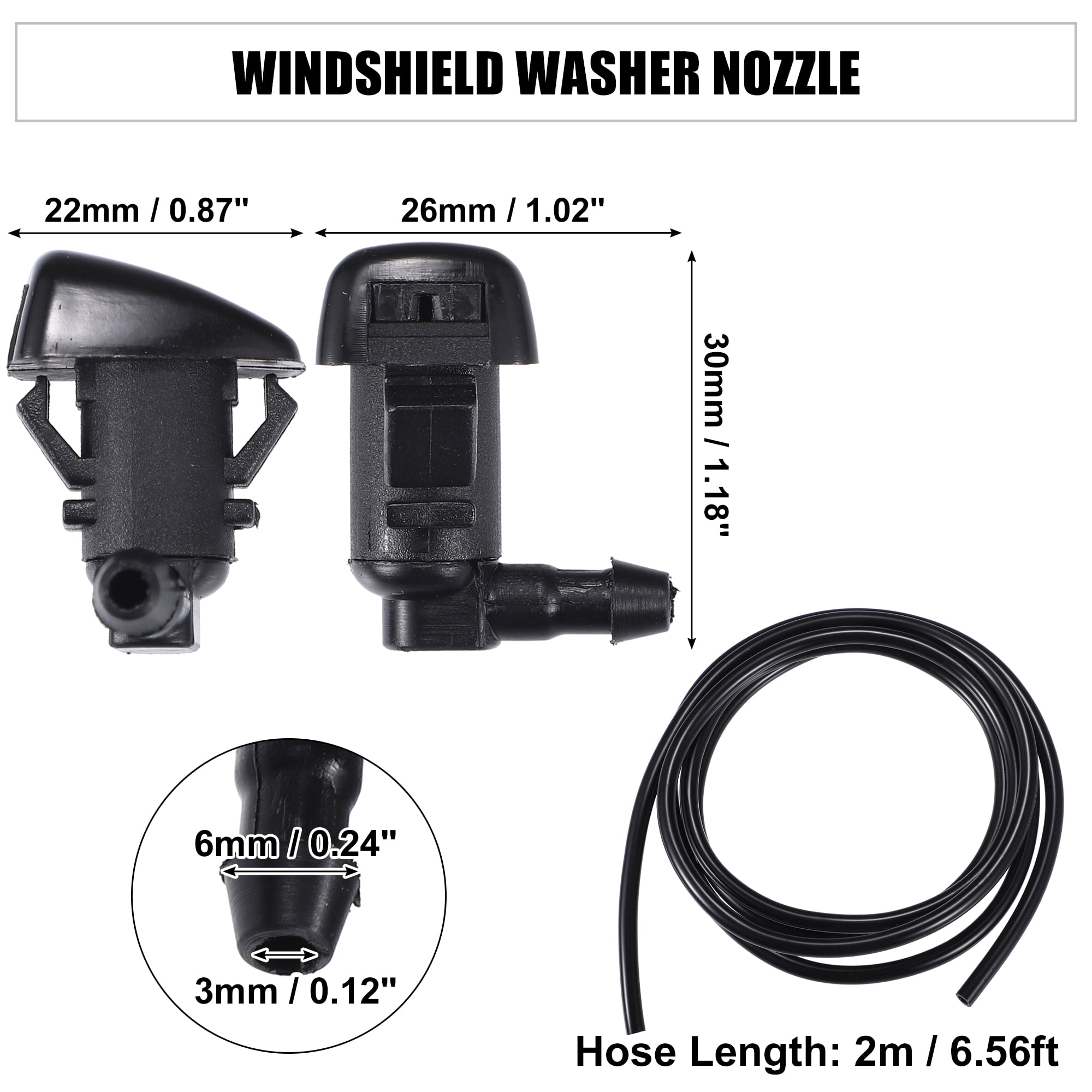 Unique Bargains Washer Water Nozzle for Toyota Tacoma Base Pre Runner S-Runner