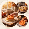 thumbnail image 5 of Miwamany Mini Hand Pie Mold Halloween Pumpkin Dough Presser Pocket Non-Stick Baking Tool for Kitchen Party DIY Treats, 5 of 6