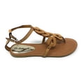 thumbnail image 2 of Victoria K Women's Gladiator Multi Loops Crossover Sandals, 2 of 5