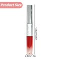 thumbnail image 3 of Gloss à Lèvres Double Embout Coloré Orange Lait Intelligent, Longue Durée Liquide Finition Haute Brillance avec Color Payoff(5ml), 3 of 6