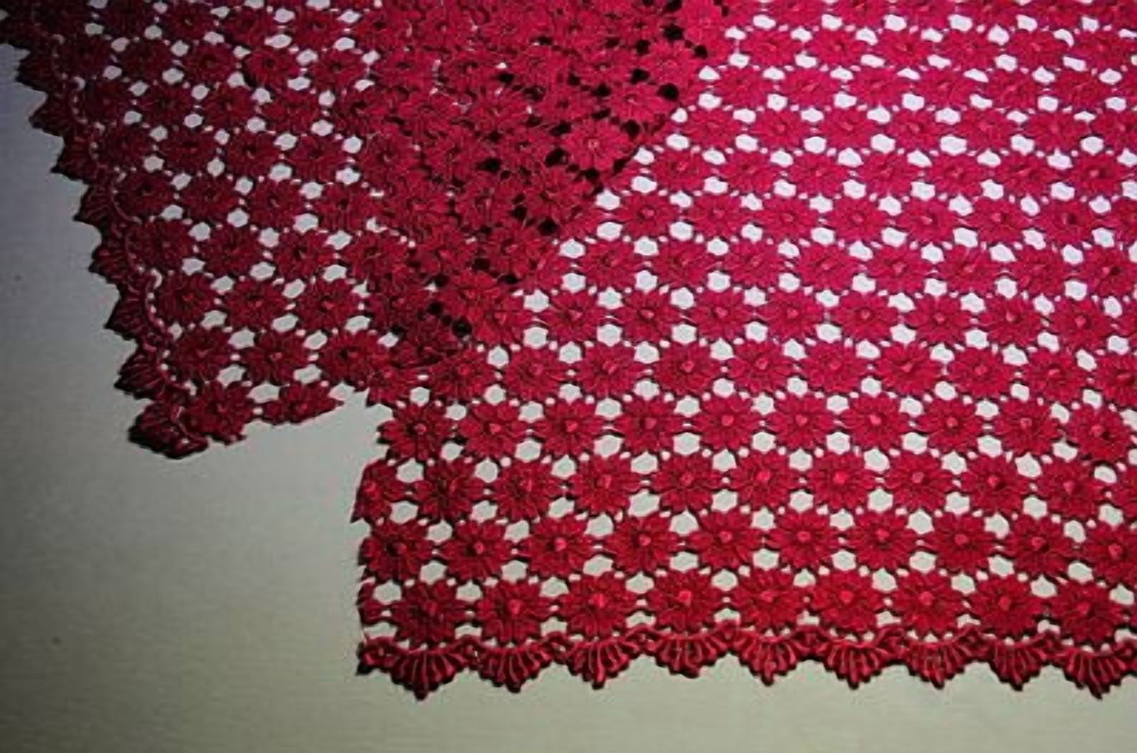 Lily 37" Daisy Venice Lace Fabric All Over Both Side Scalloped Edge 9 colors