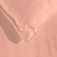 thumbnail image 6 of 1 Piece Striped Diamond Pattern Comforter Super Soft 800 Thread Counts, All Season, 100% Egyptian Cotton, King/California King Size Peach Color, 6 of 7
