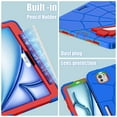 thumbnail image 5 of Case for iPad Pro 11-inch M4 (2024) Multiple Protection Shockproof Contrast Color Cover With Stand and Pen Holder, 5 of 8