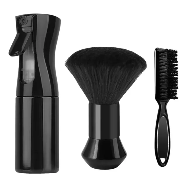 Juego De Herramientas De Peinado De 3 Piezas, Negro