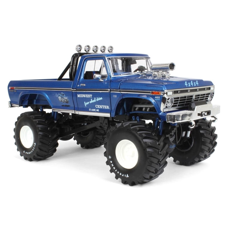 1974 Ford F-250 Ranger XLT Monster Truck w/48-Inch Tires Blue Met