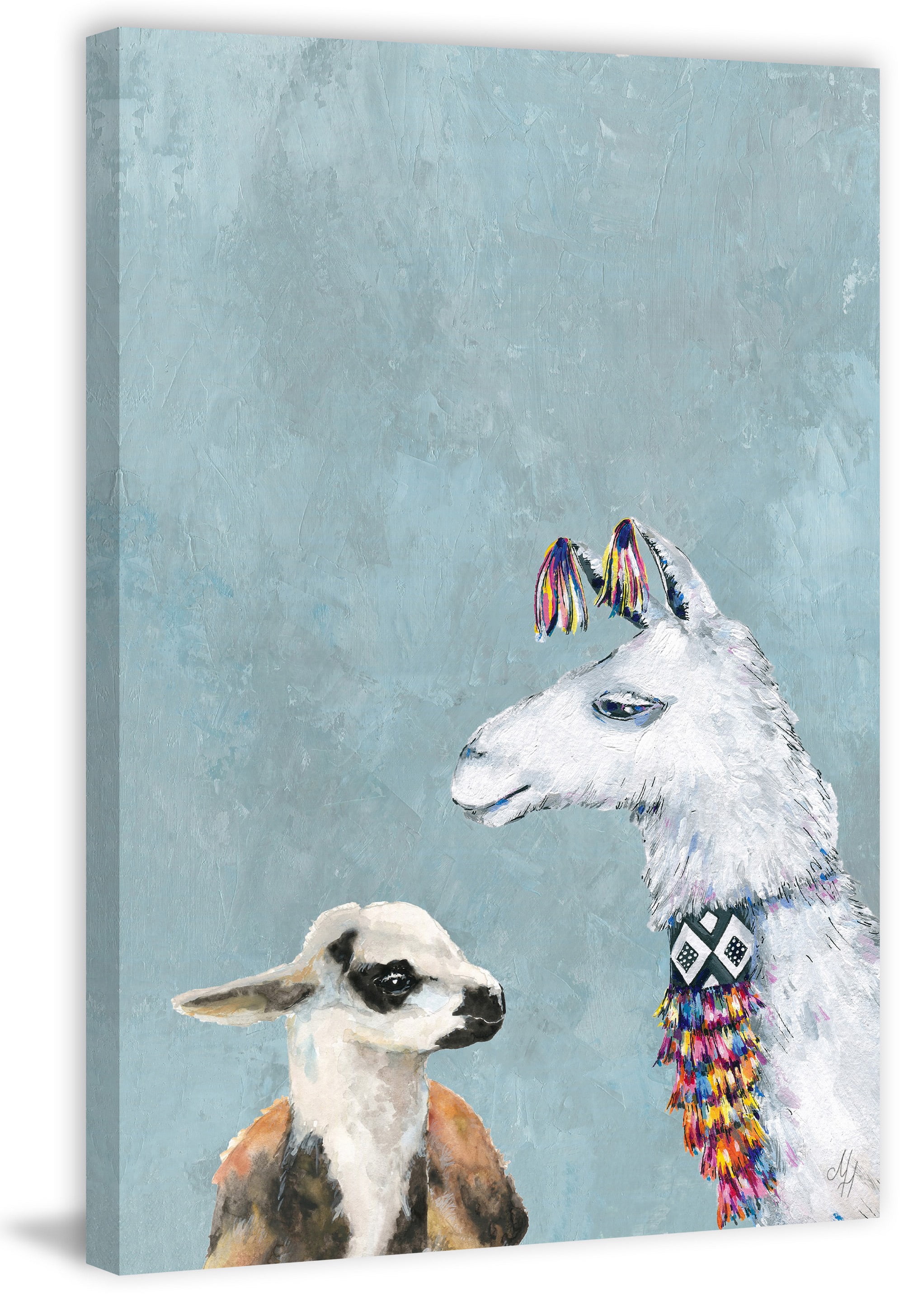 Marmont Hill Fashion Power in Blue II Canvas Wall Art