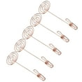 thumbnail image 3 of 5Pcs Table Card Holder,Cute Metal Wire Table Sign Stand Photo Picture Holders Menu Memo Clips For Centerpieces Wedding Anniversary Party Birthday, 3 of 8