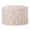 Cream, variant on Maven Lane Marcy Traditional Round Ottoman in Clay Fabric Upholstery