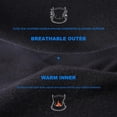 thumbnail image 3 of Windproof  Warmer Gaiter for Men & Women - Cold Weather Half  Mask for Motorcycling, Skiing, Snowboarding, 3 of 7