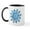 White/Black Inside, variant on CafePress - Serene Snowflake - 11 oz Ceramic Mug - Novelty Coffee Tea Cup