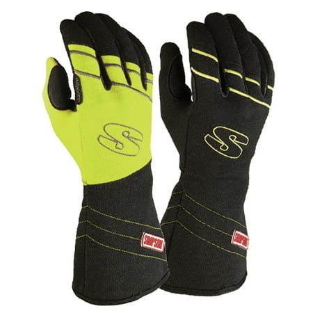 Simpson Racing Gloves Hi-Vis Nomex and Leather SFI 3.3/5