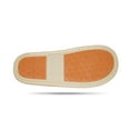 thumbnail image 2 of Women's Striped Linen Comfortable Antislip Cotton Slippers, Closed Toe Spa Slippers, Machine Washable, 2 of 11