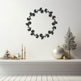 thumbnail image 3 of LaModaHome Modern Metal Wall Art, Chic Flower Decor, Floral Design Home Accent, Contemporary Blossom Artwork for Living Room, Unique Steel DecorationsHome Decoration Gift -15.7"x15.7"/40x40cm, 3 of 5