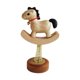 thumbnail image 4 of Decoración del tablero del automóvil Caballo mecedor Decoración Madera Lindo Regalo Escultura para Estilo A, 4 of 9
