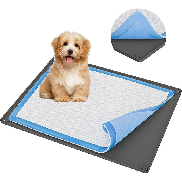 Skywin Dog Pad Holder Tray 30x36 in ( 1 Pack ) No Spill Pee Pad