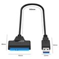 thumbnail image 4 of MesaSe USB 3.0 22Pin Slim SATA to USB CD DVD Rom Optical Drive Cable Adapter Converter, 4 of 7