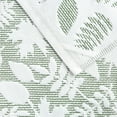 thumbnail image 4 of MARTHA STWEART Woodland Harvest Jacquard Leaves Kitchen Towel 2-Pack Set, 100% Cotton with Absorbent Honeycomb Texture, Decorative Kitchen Towels, Green, 16"X28", 4 of 6