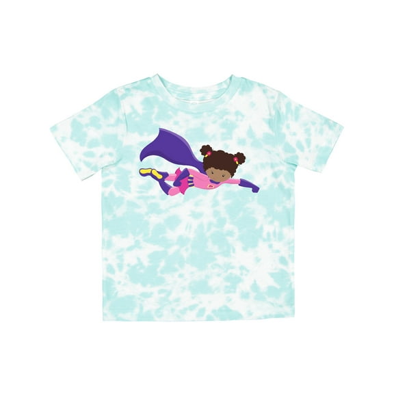 Inktastic African American Girl, Cape, Superhero Girl Girls Toddler T-Shirt