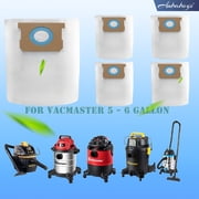 VDBS Standard Dust Bag,Compatible With Vacmaster 5-6 Gallon Wet/Dry Vacuum Cleaners,3 Pack