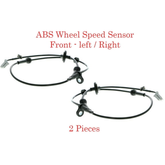 Set 2 ABS Wheel Speed Sensor Front - Left Right Fits: Nissan Murano 2003-2008