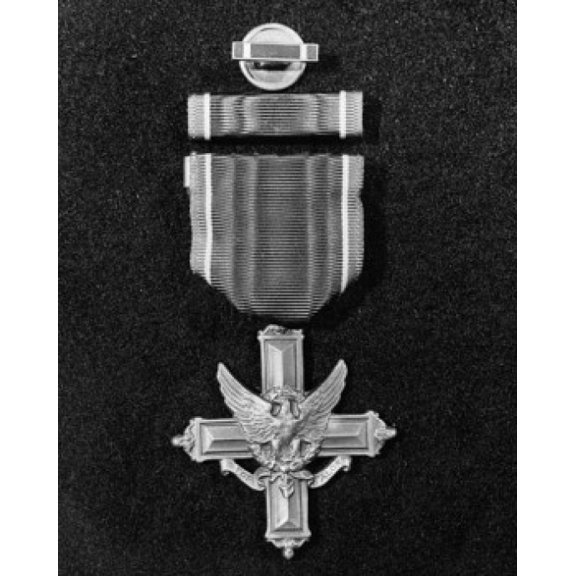 Close-up of a Distinguished Service Cross Medal US Military Canvas Art -  (24 x 36)