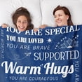thumbnail image 5 of Get Well Blanket, Breast Cancer Gifts for Women, Get Well Soon Gift for Mom Sister Friend Coworker, Feel Better After Surgery Gifts, Sympathy Inspirational Healing Blanket, 5 of 5