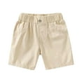 thumbnail image 1 of Boys' Shorts Toddler Children Boys Pull On Soild Sports Jogger Workout Cargo Casual Pants Shorts, 1 of 3
