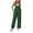 Green, variant on Womens Bib Overalls Cotton Linen Wide Leg Jumpsuits with Pockets Casual Beach Vacation Summer Rompers (XL, Khaki)
