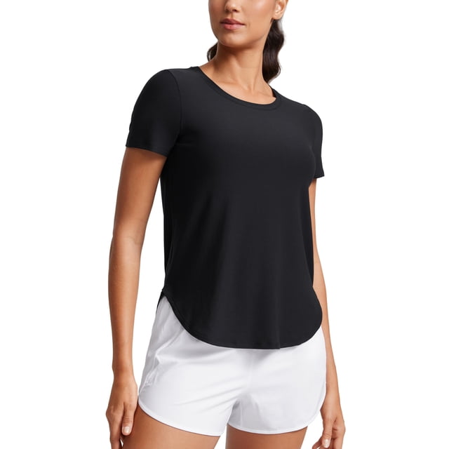 Remera CRZ YOGA Cloudweight Ligera para Gimnasio Negra XL
