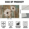 thumbnail image 4 of Rustic Daisy Board Placemats- White Sunflowers on Vintage Wood Plank Linen Table Place Mat- Farmhouse Wooden Non-Slip Heat Resistant Table Mats for Dining Kitchen Cabin Lodge Decor, 4 of 6