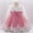 Watermelon Red, variant on Liyamei Girls Ruffle Lace Bowknot Flower Dresses  Party Wedding Baby Girl Dress 6-12 Months