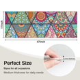 thumbnail image 5 of Multicolor Ethnic Geometric Pattern Kitchen Rug Mat,Kitchen Runner Rugs Non Skid Washable,Decorative Kitchen Floor Mats for Kitchen,Sink,Laundry,17"X47", 5 of 5